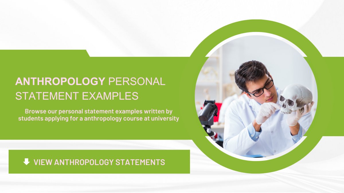 anthropology personal statement examples